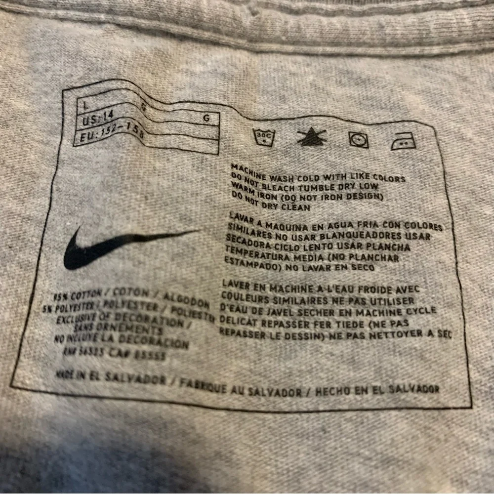 Nike long sleeve shirt size L 14
